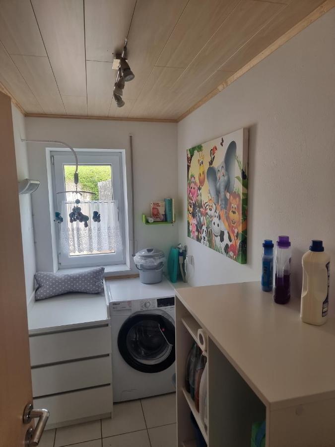 Ferienwohnung Biosphaerenblick Münsingen Buitenkant foto