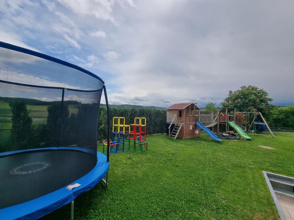 Ferienwohnung Biosphaerenblick Münsingen Buitenkant foto